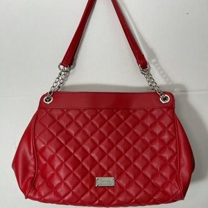Red Quilted Nine West Purse